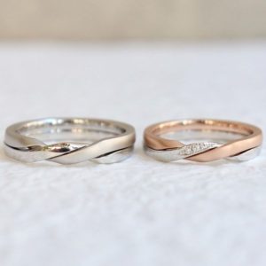 Cincin Kawin emas kombinasi wcb-028